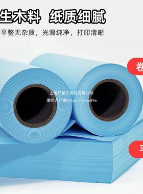 兴业工程蓝图纸a3蓝图打印纸双面蓝色a2工程纸机械绘图纸A0制图芯