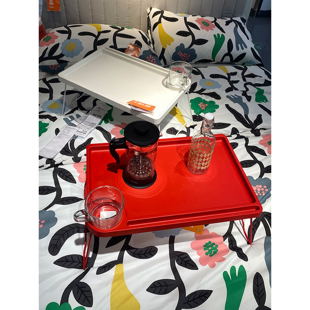 床用餐架家用可折叠床上学习桌子宿舍懒人桌笔记本电脑桌子