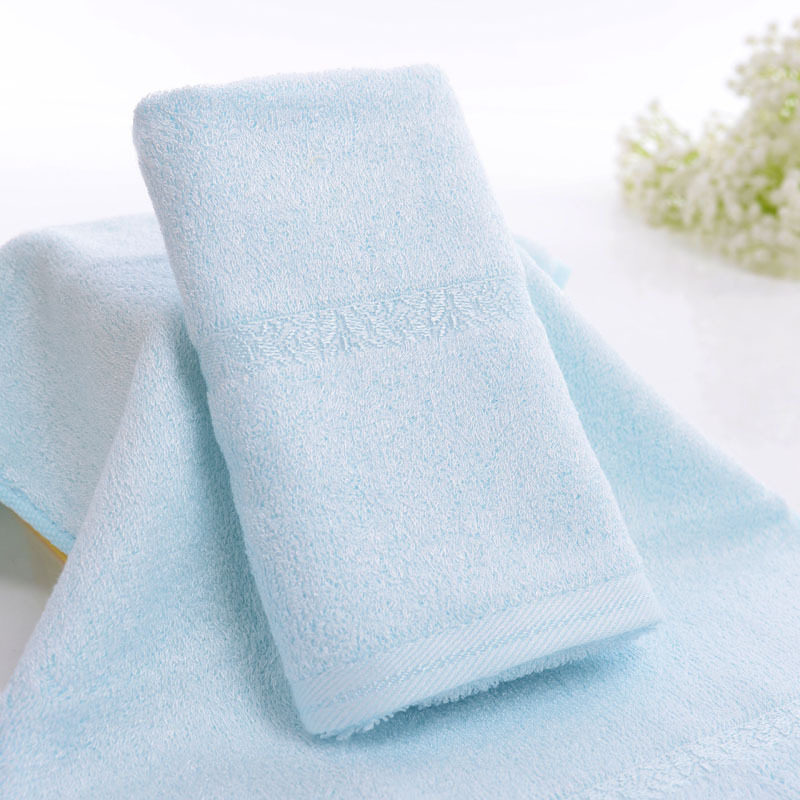 工厂 4条装 竹炭竹纤维儿童巾柔软吸水成人洗脸小毛巾情侣毛巾