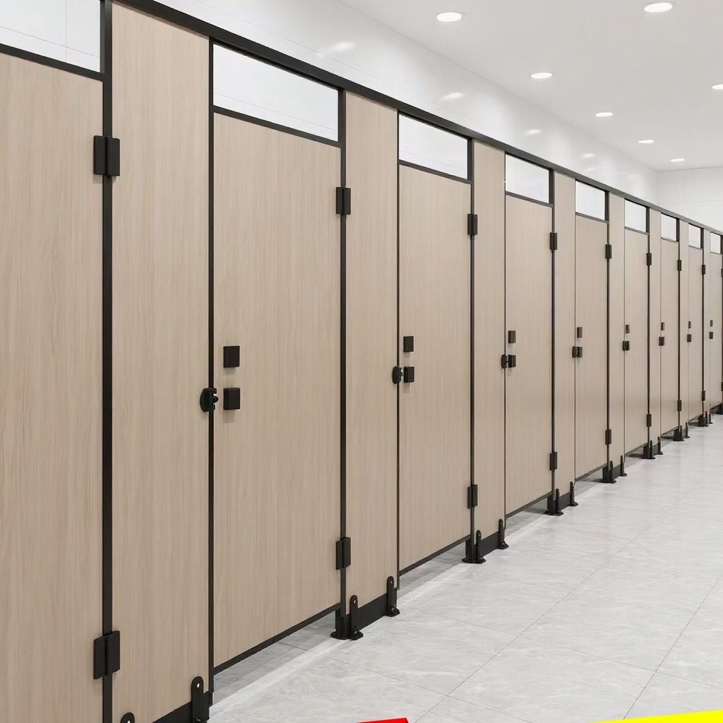 卫生间隔断板公共厕所成品隔断隔板抗倍特板洗手间公厕幼儿园挡板