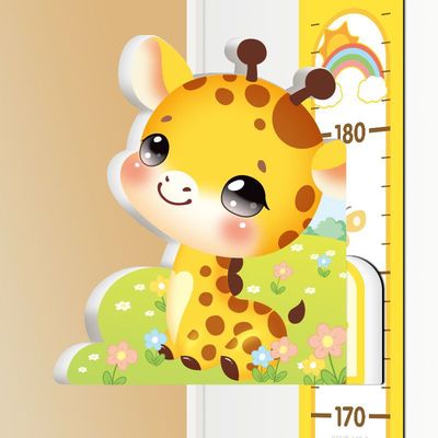 儿童身高测量墙贴磁吸宝宝量贴墙纸可移除尺精准仪尺神器