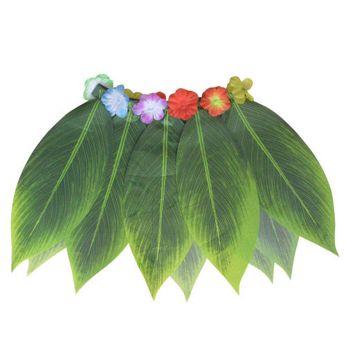 ?派对夏威夷儿童成人叶草裙沙滩节日派对装饰裙表演花环