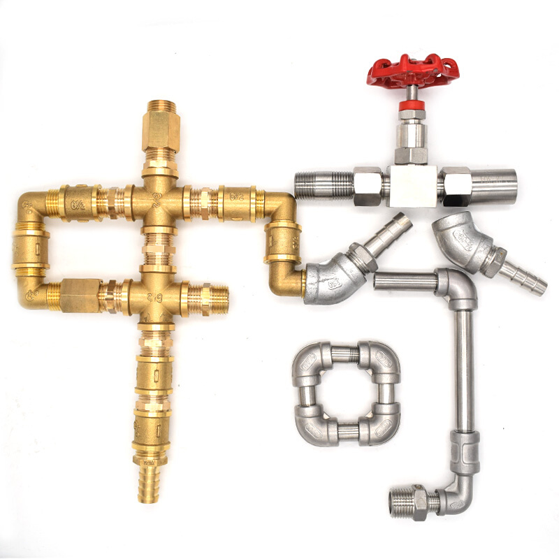 。压力表转换铜接头内外丝补芯M14 M16*1.5 M10*1 M20*1.5 G1/2 1