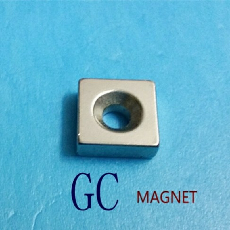 。NHXCS NHXCSH10-3 BLS70/71/72/73-A10-T3方形带孔磁铁15X15X5m