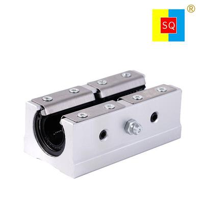 四强直线加长滑块光轴开口轴承SBR10/12/13/16/20/25/30/35/40LUU