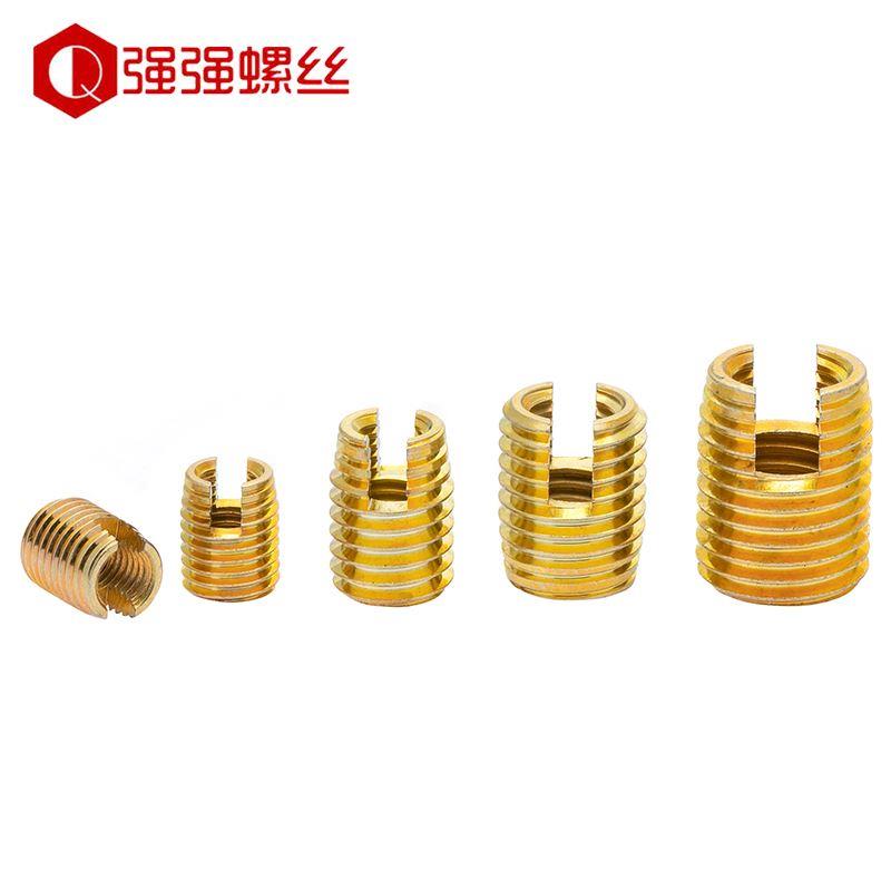 镀锌快销钢302型自攻开槽螺套螺纹护套自攻牙套M2M3M4M5M6M810M12