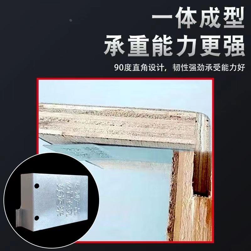 木门安装固定片连接铁片门套窗套固定器免拆除装门框安门免钉胶卡