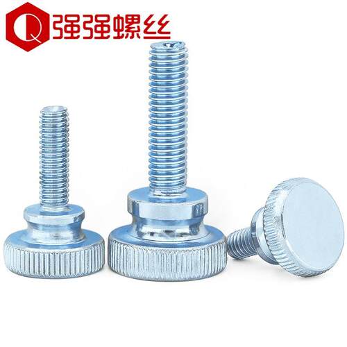 镀锌高头滚花手拧螺丝 GB834 台阶双层手扭调节螺钉m3m4m5M6M8M10