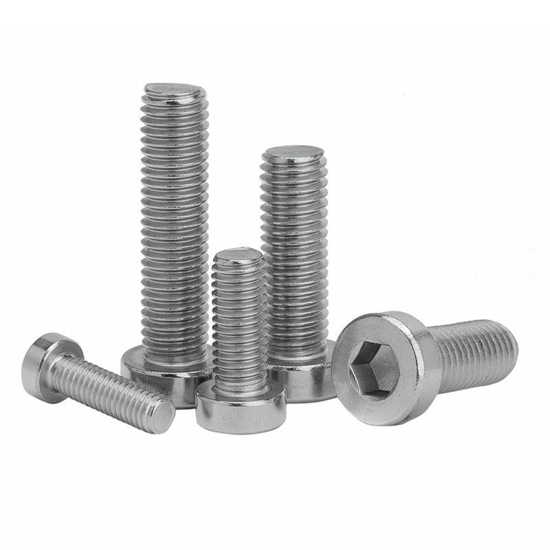 304/12.9级薄头薄脑矮头内六角螺丝矮头螺钉DIN7984M3M4M5M6M8M10