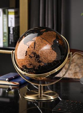 家里高档办公室电脑桌书架地球仪小摆件现代电视柜酒柜轻奢装饰品
