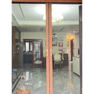 无冲孔，无轨纱门，折叠无下轨防蚊门，铜门，房屋入口门，推拉式