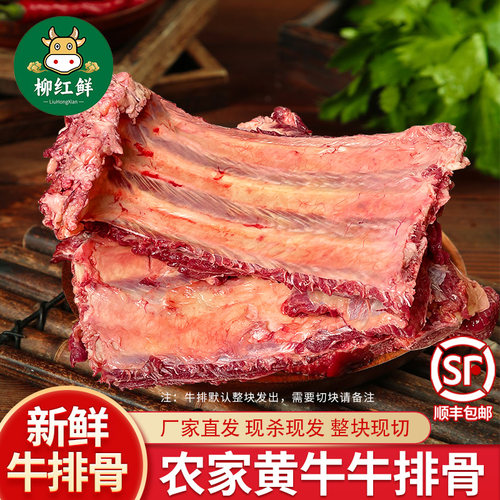 新鲜牛排骨黄膘牛排骨新鲜带肉