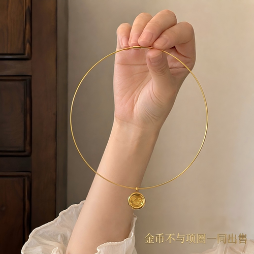 嘎乌盒可放金某川黄金吊坠挂绳锁骨链项圈颈链编绳皮绳项链绳盒子