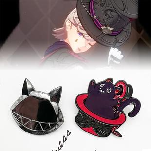 游戏周边 神之眼枫丹林尼徽章cos琳妮特帽徽金属胸针饰品
