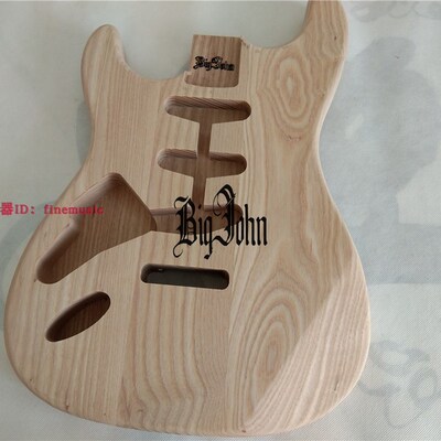 网红左手白蜡木ST电吉他琴体 Left Handed ash ST guitar body  2