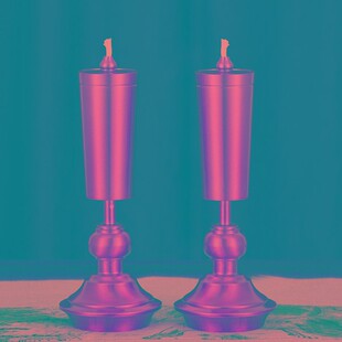 热销烛台蜡烛家用香炉套装光身纯铜堂室内供奉摆件三件套酥油灯佛