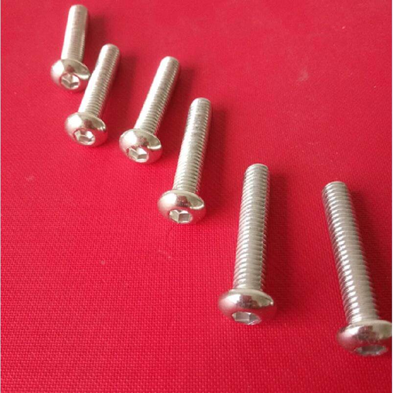 304半圆头内六角螺栓不锈钢元杯螺丝盘头内六角螺丝M8*12/25 40