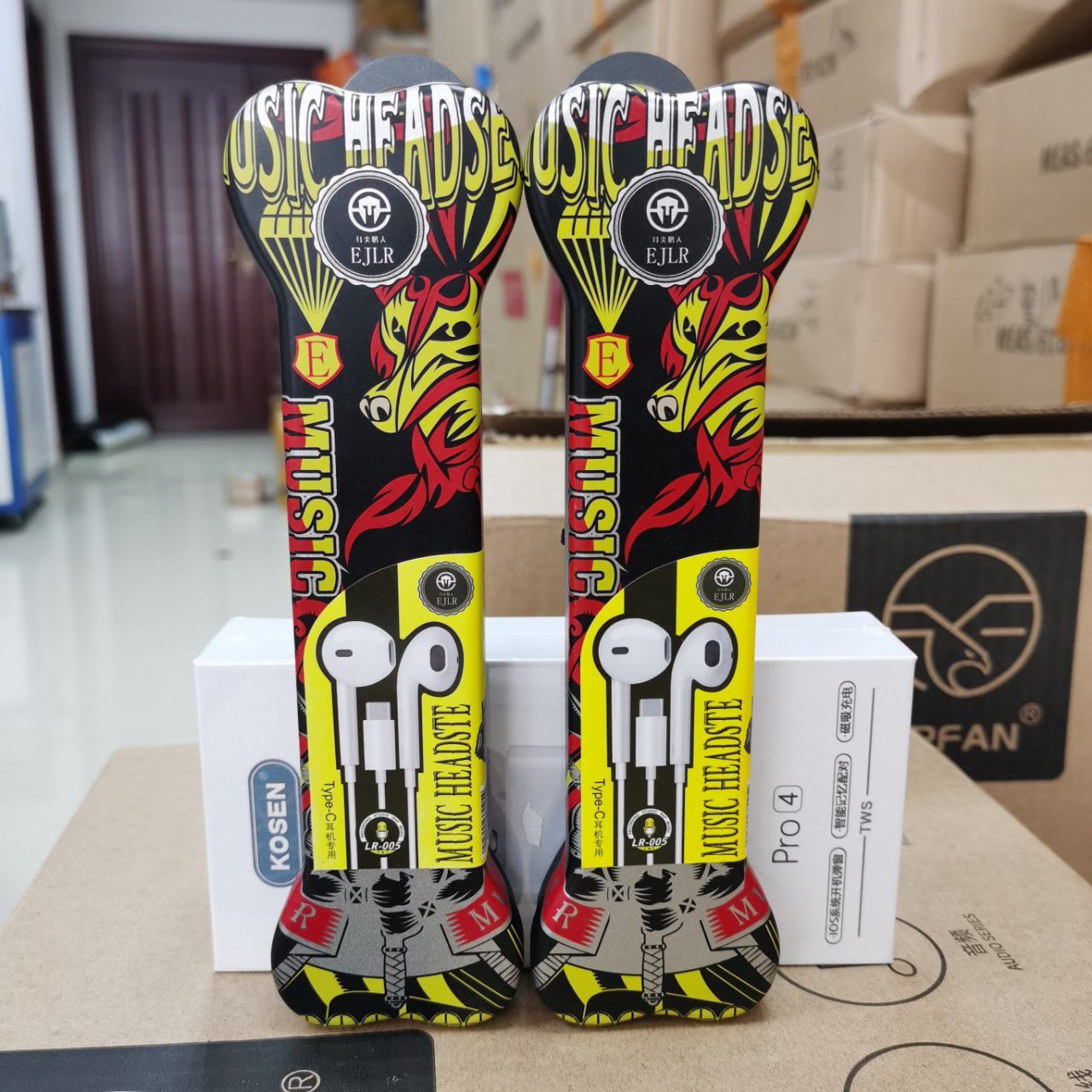 耳机猎人铁盒乐视专用typc线控耳塞式手机线控耳麦调音清音质