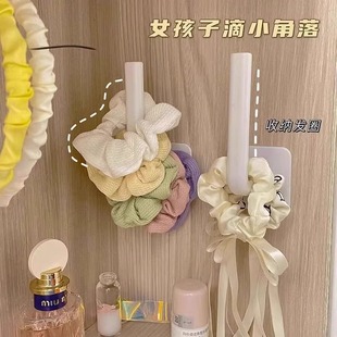 家用宿舍展示架 发圈发带收纳架整理神器头绳首饰挂钩多功能壁挂式