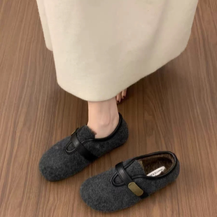 新款 1冬季 TT656 加绒毛呢勃肯鞋 维也娜老赵专享