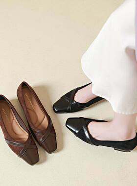 【维也娜老赵专享】SWL69098新款时尚平底单鞋