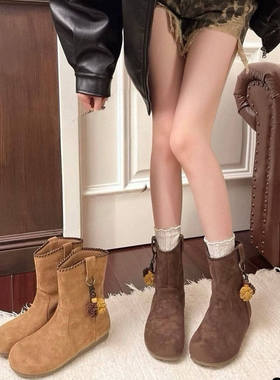 【维也娜老赵专享】AAL870-1时尚韩版潮流瘦瘦流苏靴