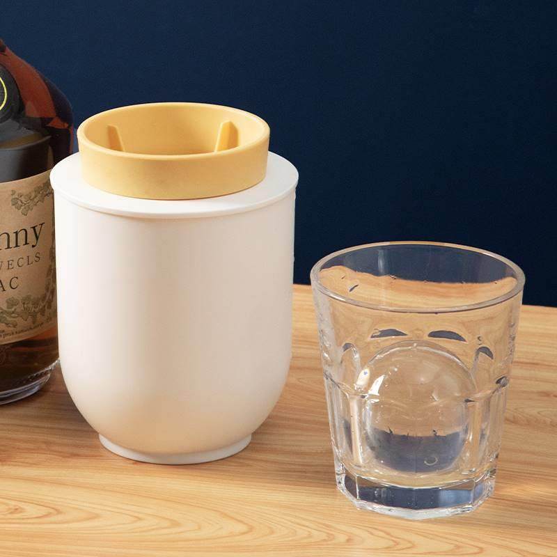 莱贝透明冰球模具圆形大冰块威士忌无气泡制冰器神器老冰高透冰盒