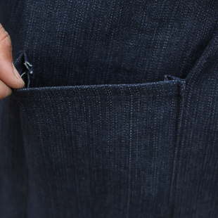 。牛仔布反穿衣/劳动布大褂/劳保倒穿衣/劳保罩衣倒褂围裙