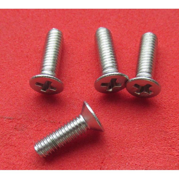 M3 M4 3mm 4mm 304十字沉头螺丝，平头螺钉M3×10 M4X8