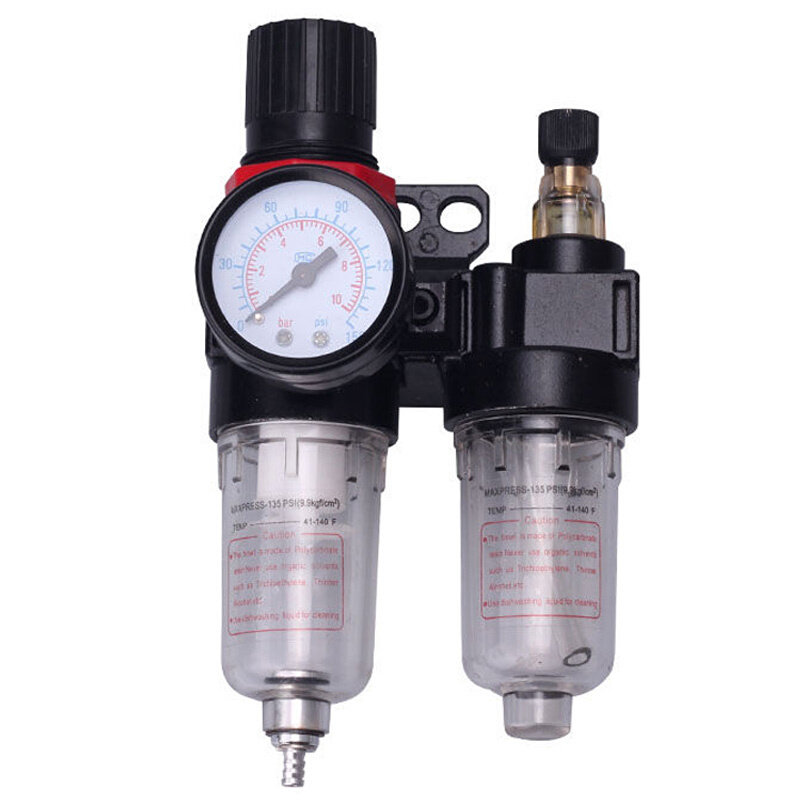。气源处理器AFC2000油水分离空气过滤器自动排水调减压阀气