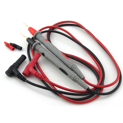 。数字万用表表笔20A特尖特细表笔尖头测试探针通用万用表棒表笔