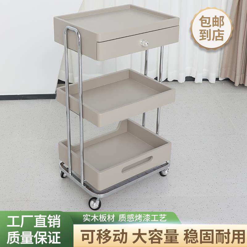 美容美发工具柜发廊推车多功能置物架理发店烫染工具收容柜