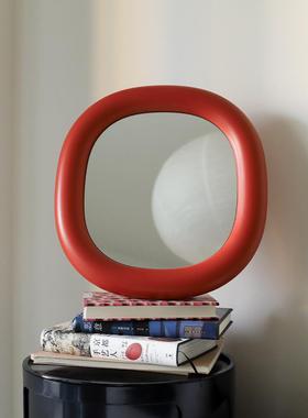 镜泡泡镜高清镜子化妆桌面桌面化妆镜宿大舍无光VEW美容镜