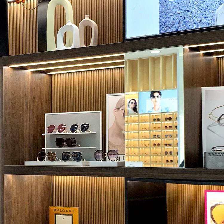 眼镜店精品高柜眼具陈列架橱窗展架太眼镜阳太阳眼饰镜陈列装道示