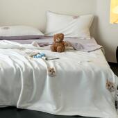 a类母婴级天夏凉被 20丝25新款 空调被冰丝可双机洗EZG件夏被四套