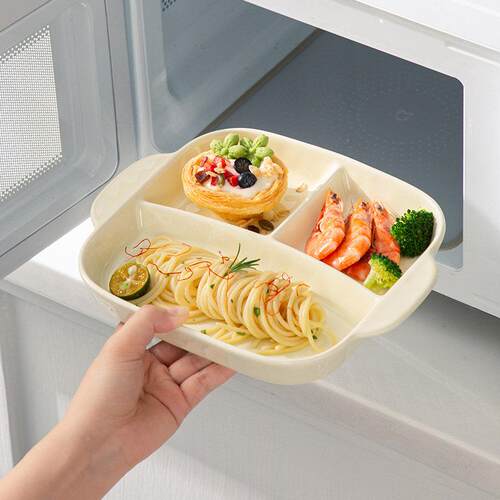一211格UQB减脂餐盘分格陶三瓷盘子大人人食早餐盘韩国ins分盘隔