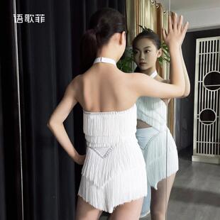 菲语歌2025拉苏丁舞练功服女童带夏季VLE24086高级感套钻装演出国