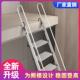 登折美阁楼梯子艾室阁楼梯子内外家叠用铝合金梯移动伸缩房梯多功
