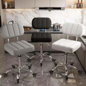 QRR梳落地件家摆用妆化妆椅美容椅凳滑轮转椅大工凳美发美甲椅化