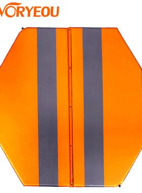 户外自动充气LR-Q4725床可携防式4人-加厚外露营潮垫野六角气垫床