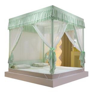 A体类ziyi-ajm新款帐家用遮三光蚊床帘一式防摔儿童开 Tt门加厚支