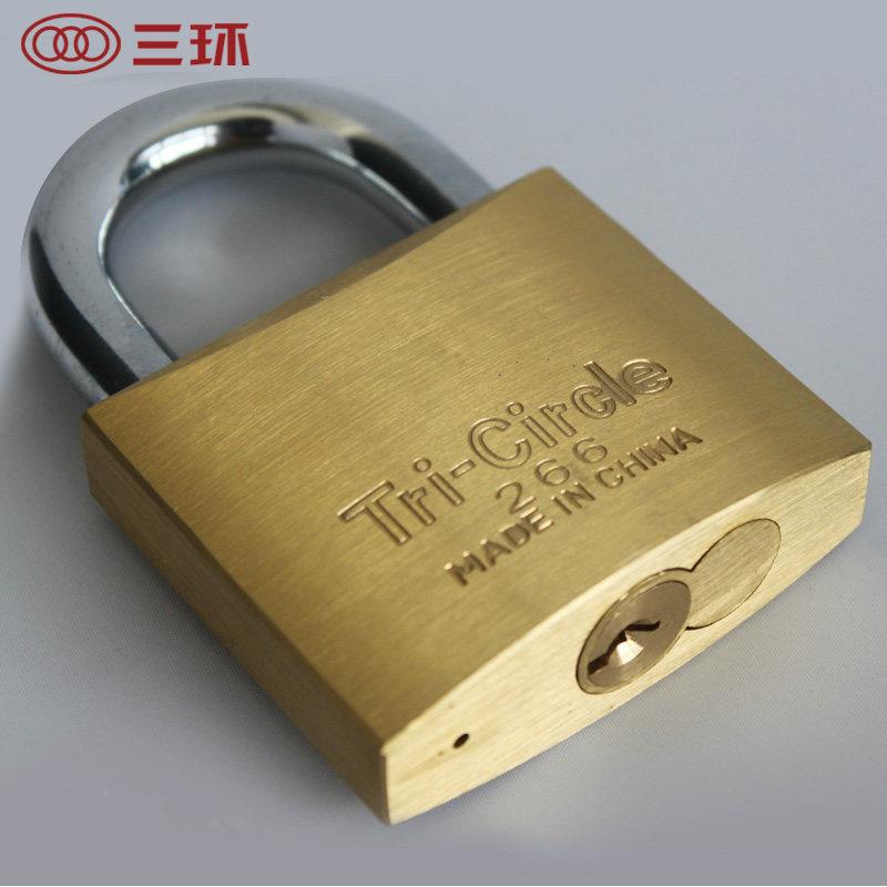 房JCM大双开 关挂锁铜挂锁保险防盗挂锁AB钥仓匙库门安全挂锁门锁