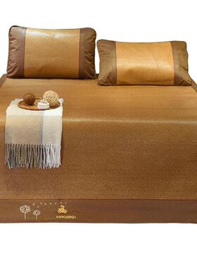 凉席家用然藤夏席双面正WLX反两用冰丝草夏天季天纯藤席席子冬夏