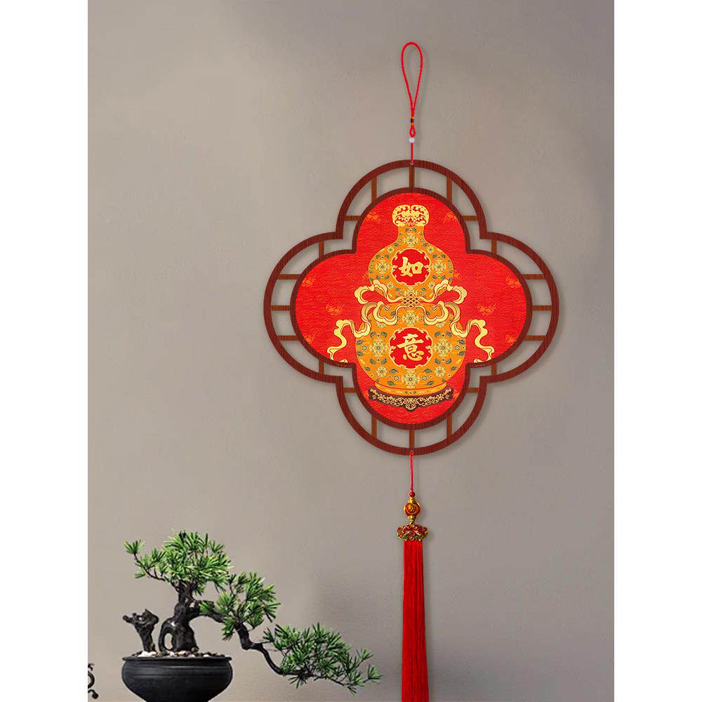福新寿葫芦中国风件墙饰电视背景墙装饰挂件中国结客装厅挂件20挂