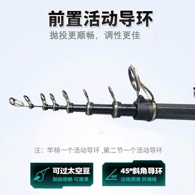 矶竿滑漂钓号小MRY爆炸船远投矶大竿超轻超硬碳素导环短节闷竿竿