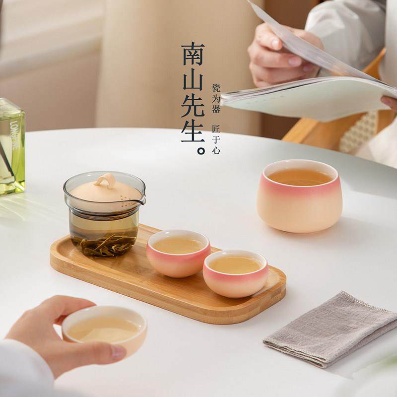 熊猫旅客行茶具快套装礼盒便携式功夫女士茶具熊猫快客户外泡茶杯,餐饮具,茶具礼盒,淘宝优惠券,粉丝福利购,淘宝优惠卷