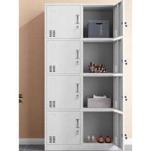 成都更八门铁皮衣柜学校宿舍换钢制储柜物工厂员工浴室8门衣柜子