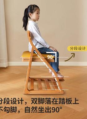 F2儿童学椅调节小学生实习木写座椅家用升降书桌字MI-215-F椅可子