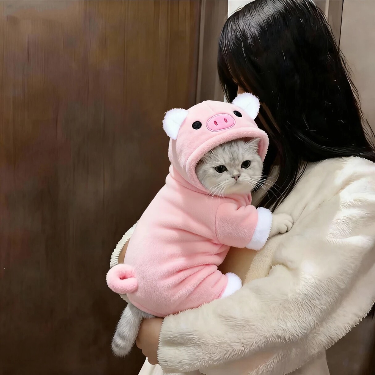 小猫咪衣服可爱小猪变身装保暖