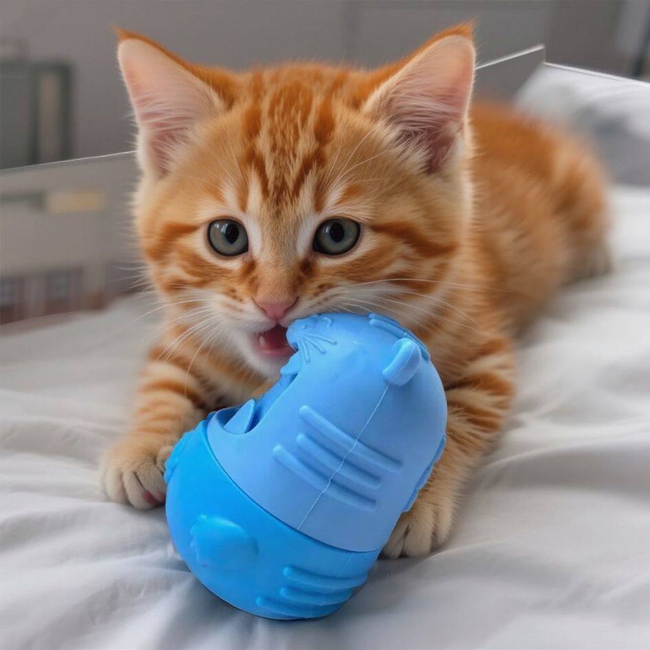 自嗨解闷猫咪藏食器耐咬磨牙益智消耗体力慢食碗宠物狗狗漏食玩具